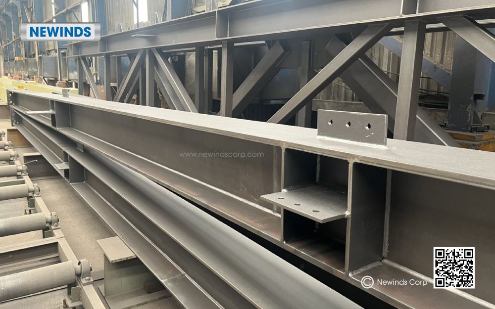 Heavy steel beams