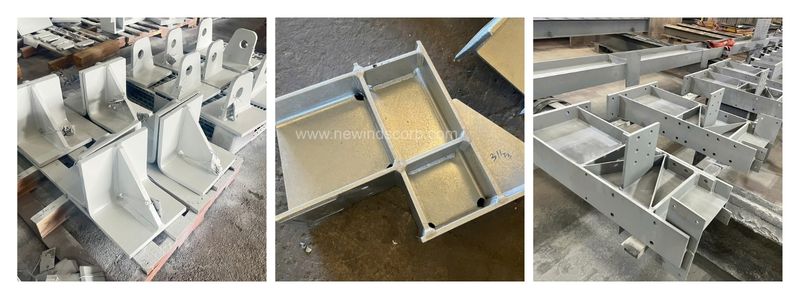 metal part for construction structures