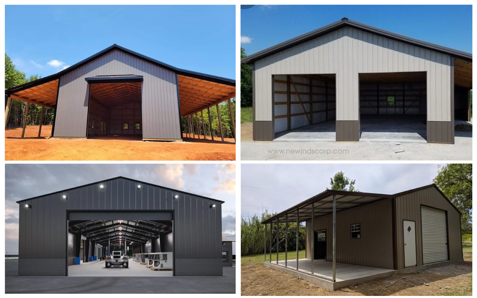 Popular types of steel sheds