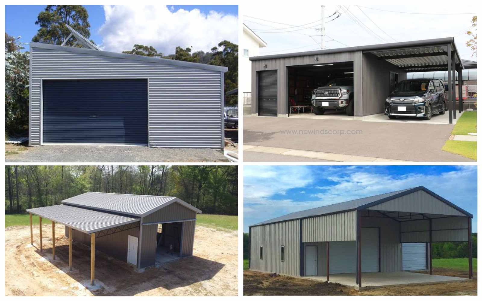 Steel sheds applications