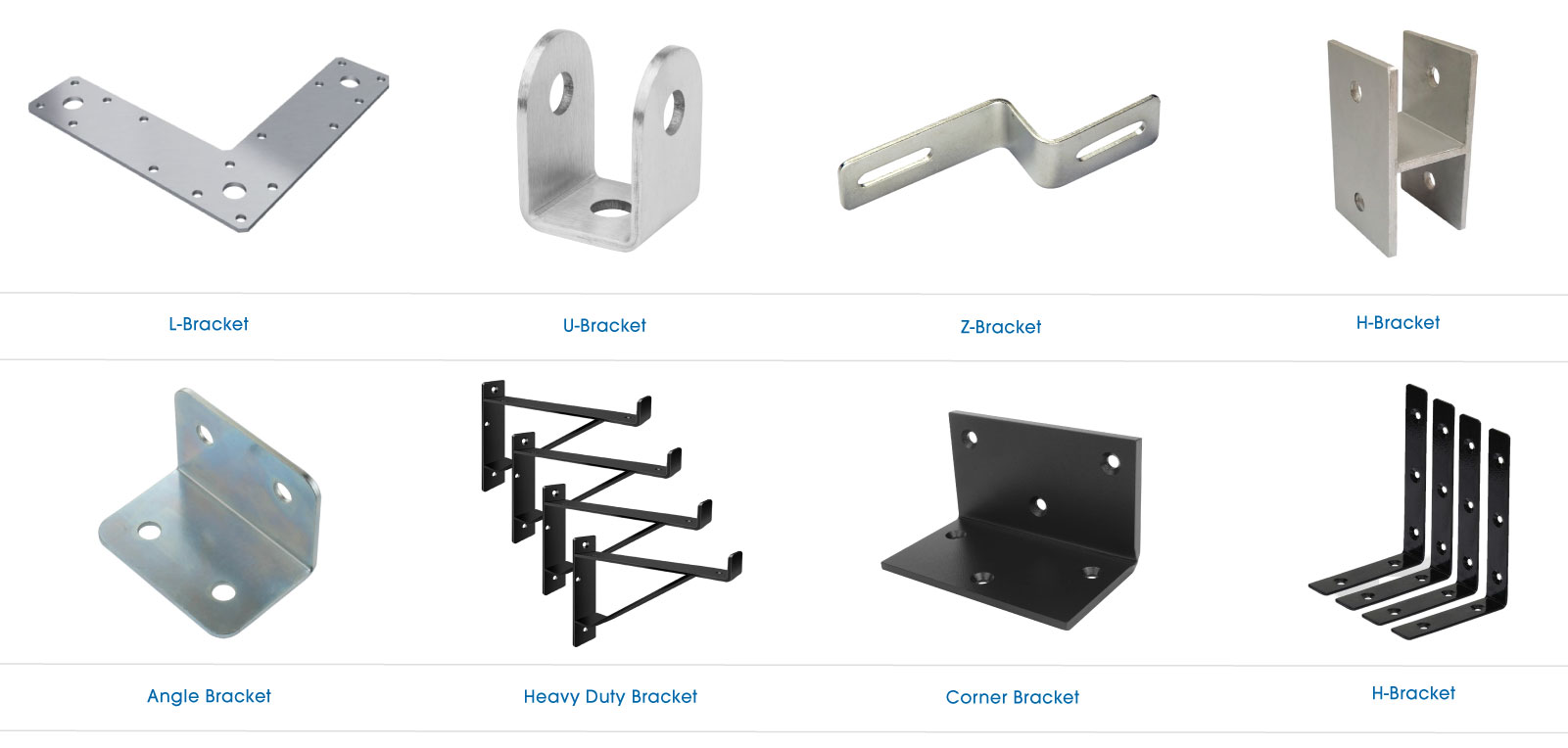 Types of steel bracket 