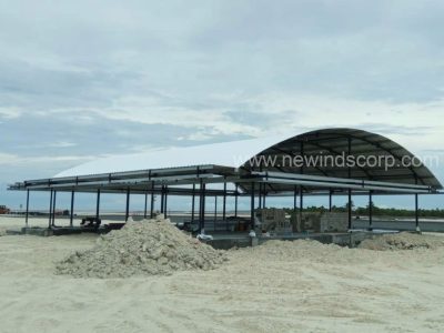 Curved Roof Building