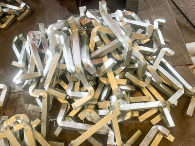 Galvanised spare parts