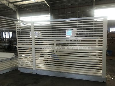 Galvanised steel gates