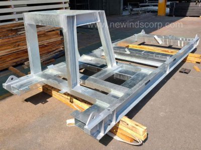 Hot-dip-Galvanising-Hopper-Skid-Frame