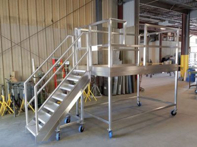 Stainless steel platform