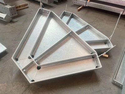 Hot-dip Galvanised steel components