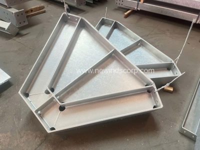 HDG steel components