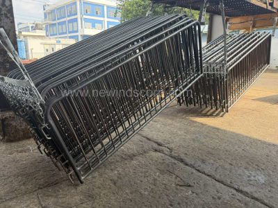 Steel handrails